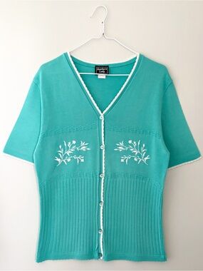 VTG 1060’s Embroidered Cardigan